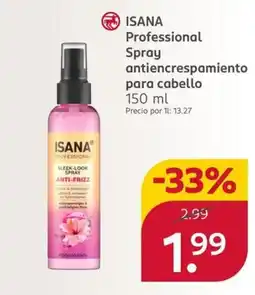Rossmann ISANA Professional Spray antiencrespamiento para cabello oferta