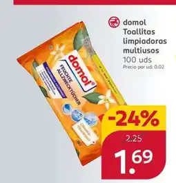 Rossmann DOMOL Toallitas limpiadoras oferta