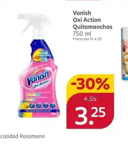 Rossmann VANISH Oxi Action Quitamanchas oferta
