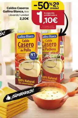 Supermercados El Jamón GALLINA BLANCA Caldos Caseros oferta