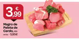 Supermercados El Jamón Magro de Paleta de Cerdo oferta