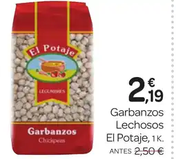 Supermercados El Jamón EL POTAJE Garbanzos Lechosos oferta