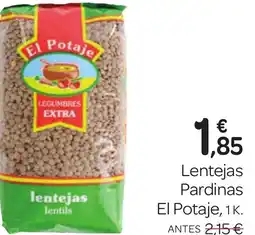 Supermercados El Jamón EL POTAJE Lentejas Pardinas oferta