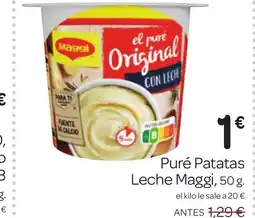 Supermercados El Jamón MAGGI Puré Patatas Leche oferta