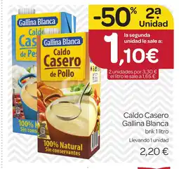 Supermercados El Jamón GALLINA BLANCA Caldo Casero oferta
