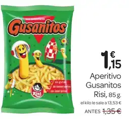 Supermercados El Jamón RISI Aperitivo Gusanitos oferta
