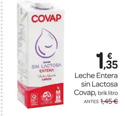 Supermercados El Jamón COVAP Leche Entera sin Lactosa oferta