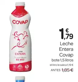 Supermercados El Jamón COVAP Leche Entera oferta