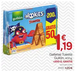 Supermercados El Jamón GULLÓN Galletas Tuestis oferta