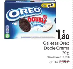 Supermercados El Jamón OREO Galletas Doble Crema oferta