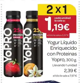 Supermercados El Jamón YOPRO Yogur Líquido Enriquecido con Proteinas oferta