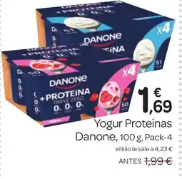 Supermercados El Jamón DANONE Yogur Proteinas oferta