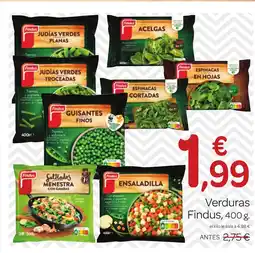 Supermercados El Jamón FINDUS Verduras oferta