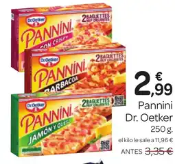 Supermercados El Jamón DR OETKER Pannini oferta