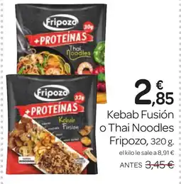 Supermercados El Jamón FRIPOZO Kebab Fusion Kebab Fusión oferta