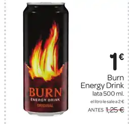 Supermercados El Jamón BURN Energy Drink oferta