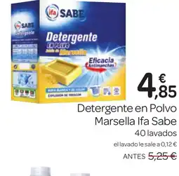 Supermercados El Jamón IFA SABE Detergente en Polvo oferta