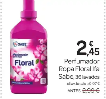 Supermercados El Jamón IFA SABE Perfumador Ropa Floral oferta