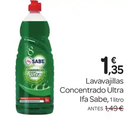 Supermercados El Jamón IFA SABE Lavavajillas Concentrado Ultra oferta