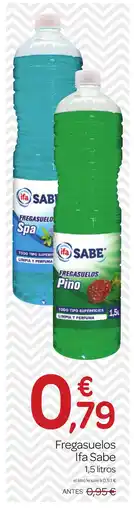 Supermercados El Jamón IFA SABE Fregasuelos oferta