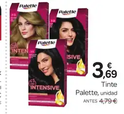 Supermercados El Jamón PALETTE Tinte oferta