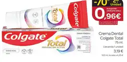 Supermercados El Jamón COLGATE TOTAL Crema Dental oferta