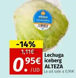 Maskom Supermercados ALTEZA Lechuga iceberg oferta