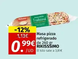 Maskom Supermercados RIKISSSIMO Masa pizza refrigerado oferta