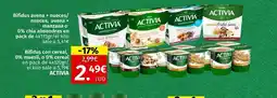 Maskom Supermercados ACTIVIA Bifidus avena + nueces/ nueces, avena + manzana o 0% chía almendras en pack oferta