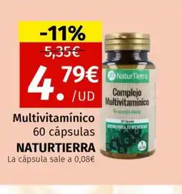 Maskom Supermercados NATURTIERRA Multivitamínico 60 cápsulas oferta