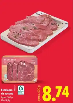 Lidl Escalopín de vacuno oferta