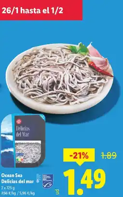 Lidl Ocean Sea Delicias del mar oferta