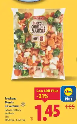 Lidl FRESHONA Mezcla de verduras oferta