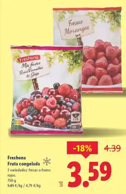 Lidl FRESHONA Fruta congelada oferta