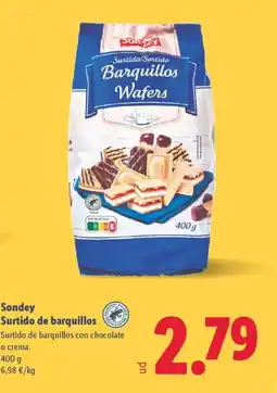 Lidl SODNEY Surtido de barquillos oferta