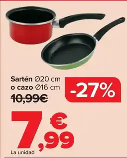 Carrefour Magefesa - sarten ?20 cm o cazo 16 cm oferta