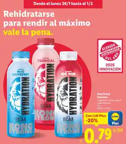 Lidl KONG STRONG Hydration oferta