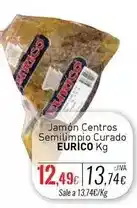 Cuevas Cash Eurico - jamon centros semilimpio curado oferta