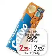 Cuevas Cash Calvo - mejillón escabeche oferta