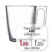 Cuevas Cash Arc - taza cristal oferta