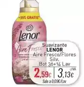 Cuevas Cash Lenor - suavizante aire fresco/ flores silv oferta