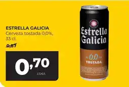 Alimerka Estrella galicia - cerveza tostada 0,0% oferta