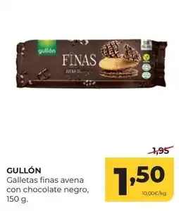 Alimerka Gullón - galletas finas avena con chocolate negro oferta