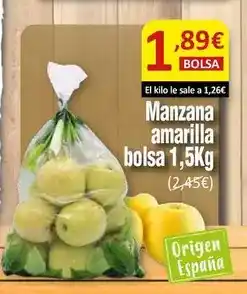 SPAR Origen - manzana amarilla oferta