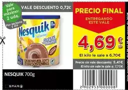 SPAR Nestlé - nesquik oferta
