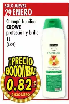SPAR Crowe - champú familiar oferta