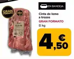 Supeco Cinta de lomo a trozos oferta