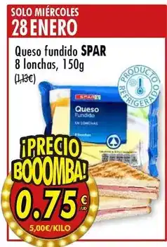 SPAR Spar - queso fundido oferta