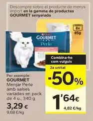 Caprabo Gourmet - menjar perle amb salses oferta