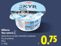 Lidl MILBONA Skyr natural oferta